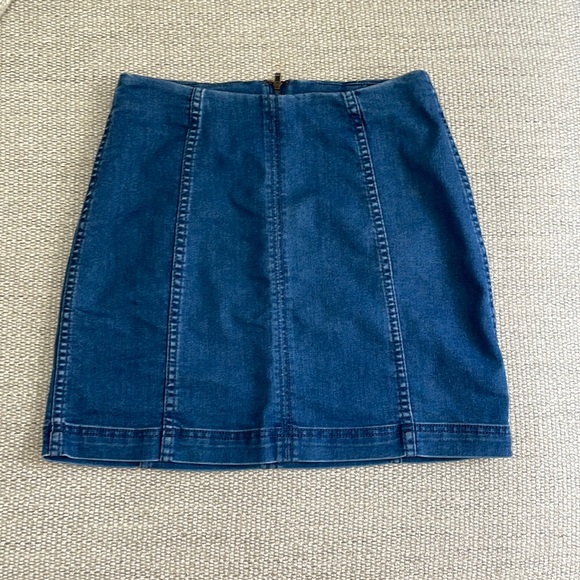 Free People Modern Femme Denim Skirt - Picture 3 of 7